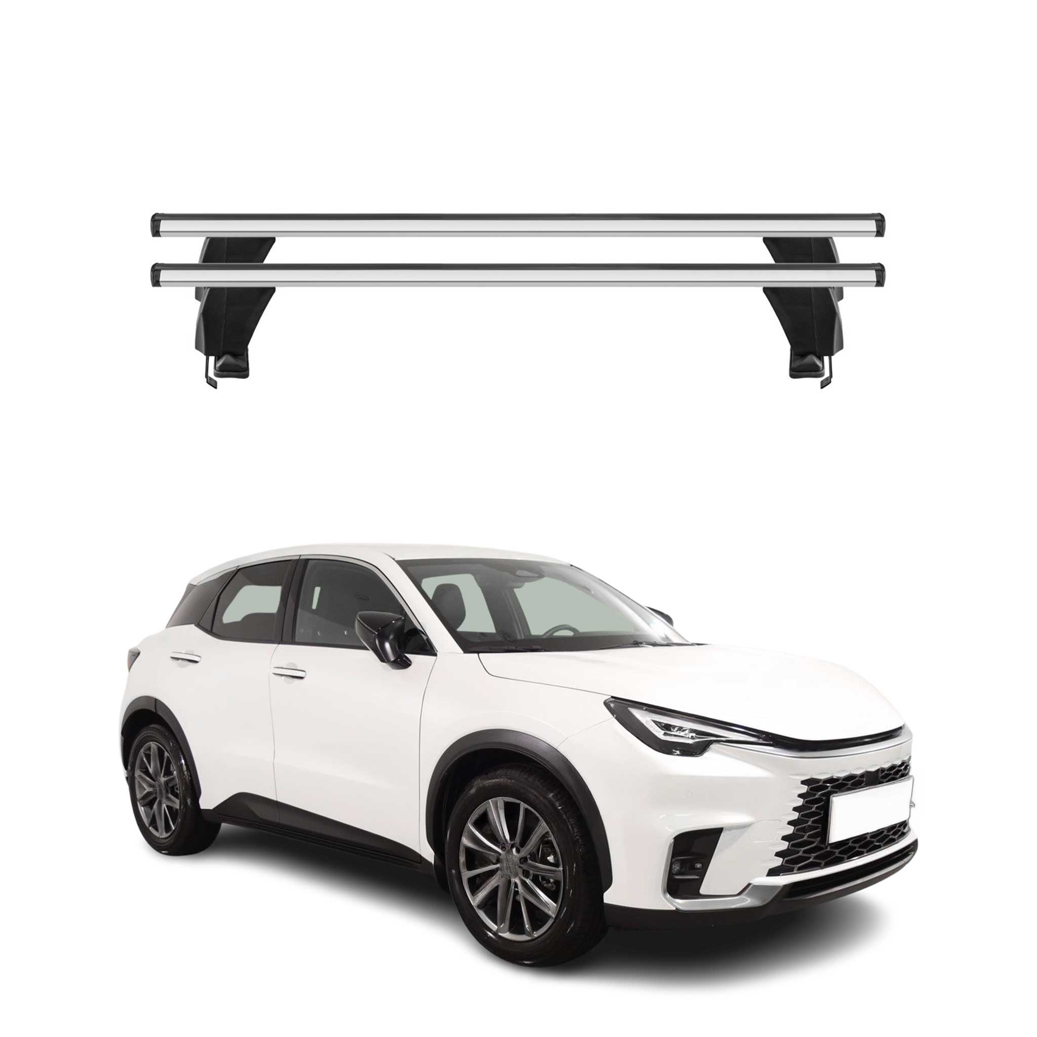 Menabo Dachträger Grundträger für Lexus LBX 2024-2026 Alu Grau 2tlg