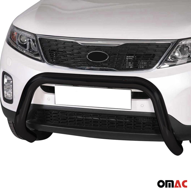 Frontbügel Frontschutzbügel für Kia Sorento 2012-2015 ø76mm Stahl Schwarz Schutz