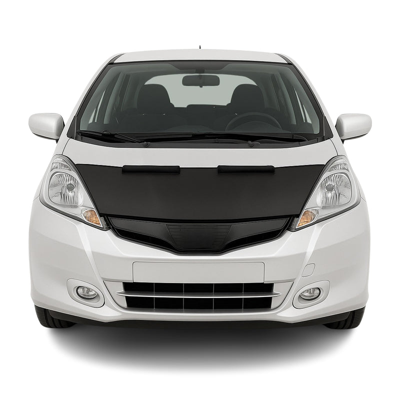 Haubenbra Steinschlagschutz Bonnet Bra für Honda Jazz GE 2009-2014 Schwarz Halb