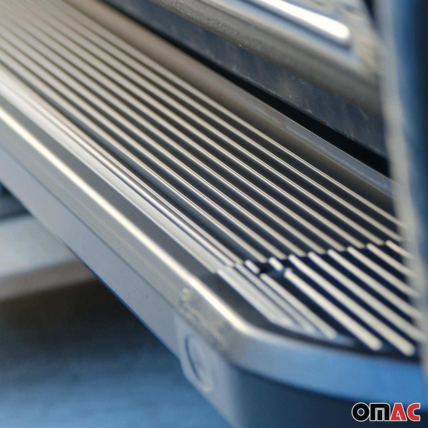Aluminium Seitenschweller Trittbretter für Skoda Yeti 2009-2017 Schwarz 2tlg