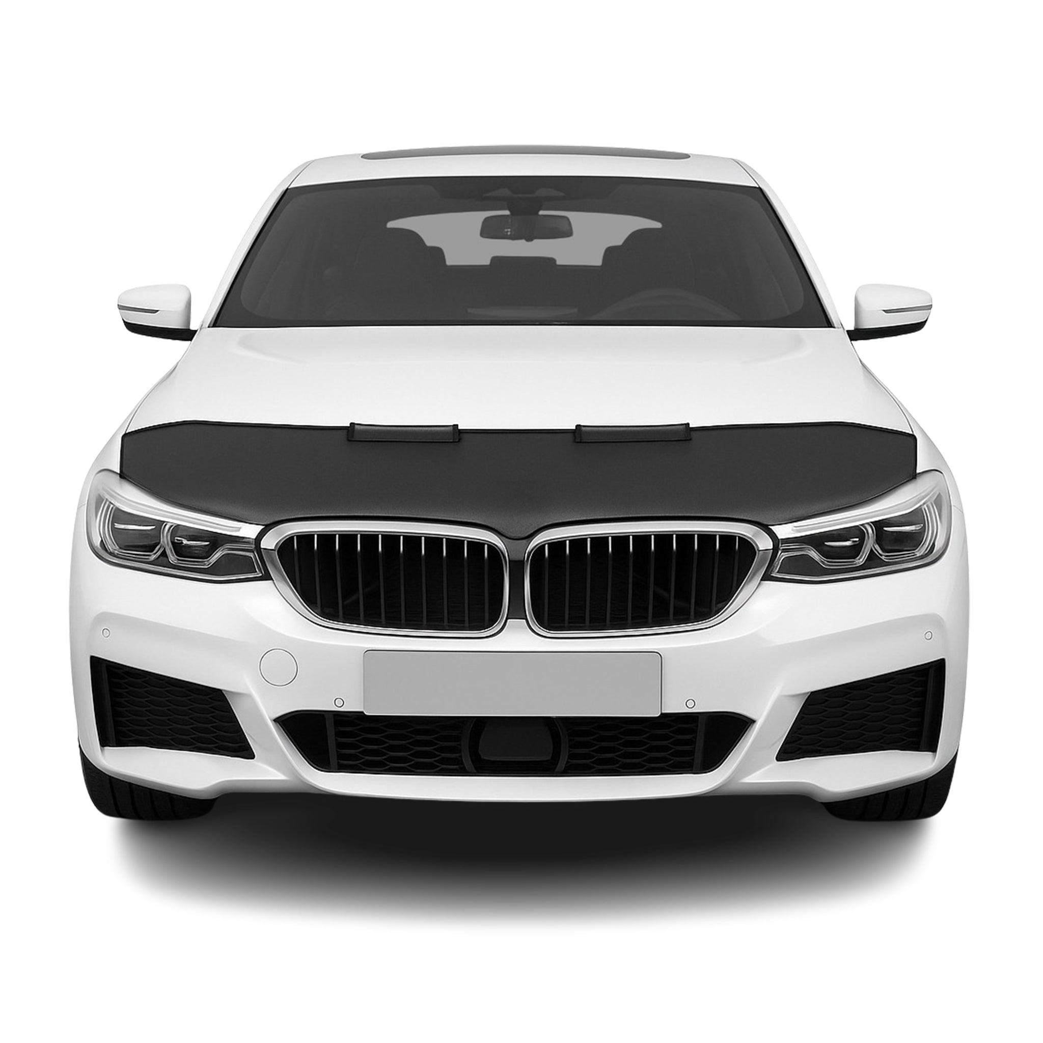 Haubenbra Steinschlagschutz Bonnet Bra für BMW 6er G32 2017-2025 Schwarz Halb