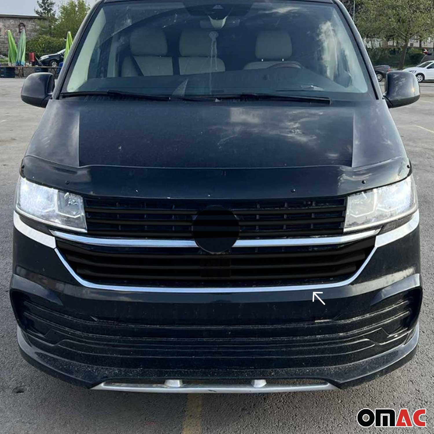 Grillleisten Kühlergrill Leisten für VW T6.1 Transporter 2019-24 Edelstahl Chrom