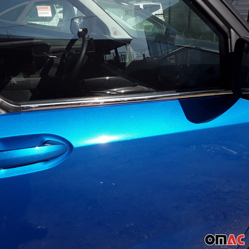 Fensterleisten Zierleisten für Ford Tourneo Courier 2023-2025 Edelstahl 4tlg