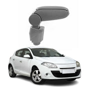 Mittelarmlehne Armlehne Mittelkonsole für Renault Megane 2008-2015 PU-Leder Grau