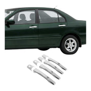 Chrom Türgriff Blende für Mitsubishi Lancer 2000-2007 4Tür Edelstahl 4tlg