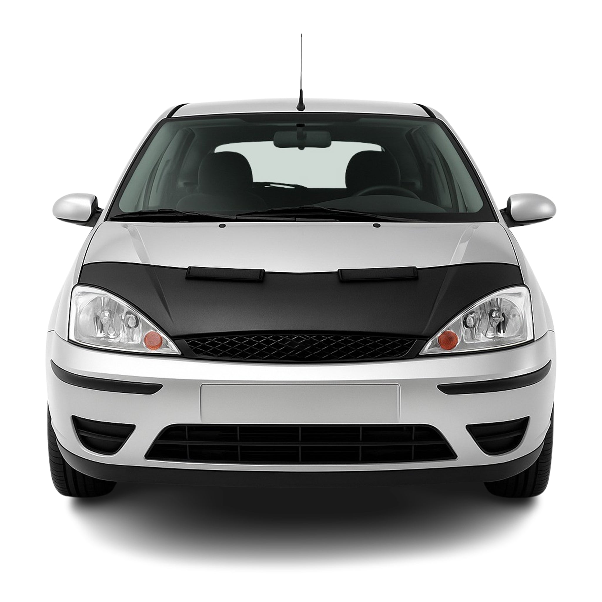 Haubenbra Steinschlagschutz Bonnet Bra für Ford Focus 1997-2004 Schwarz Halb