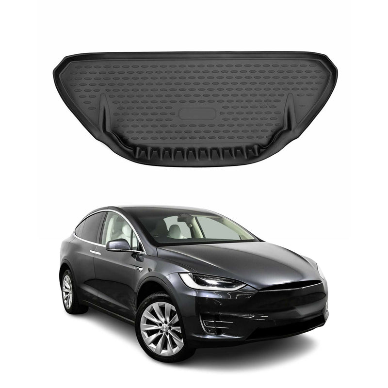 Frunk Kofferraumwanne für Tesla Model X 2016-2020 Gummi TPE Schwarz