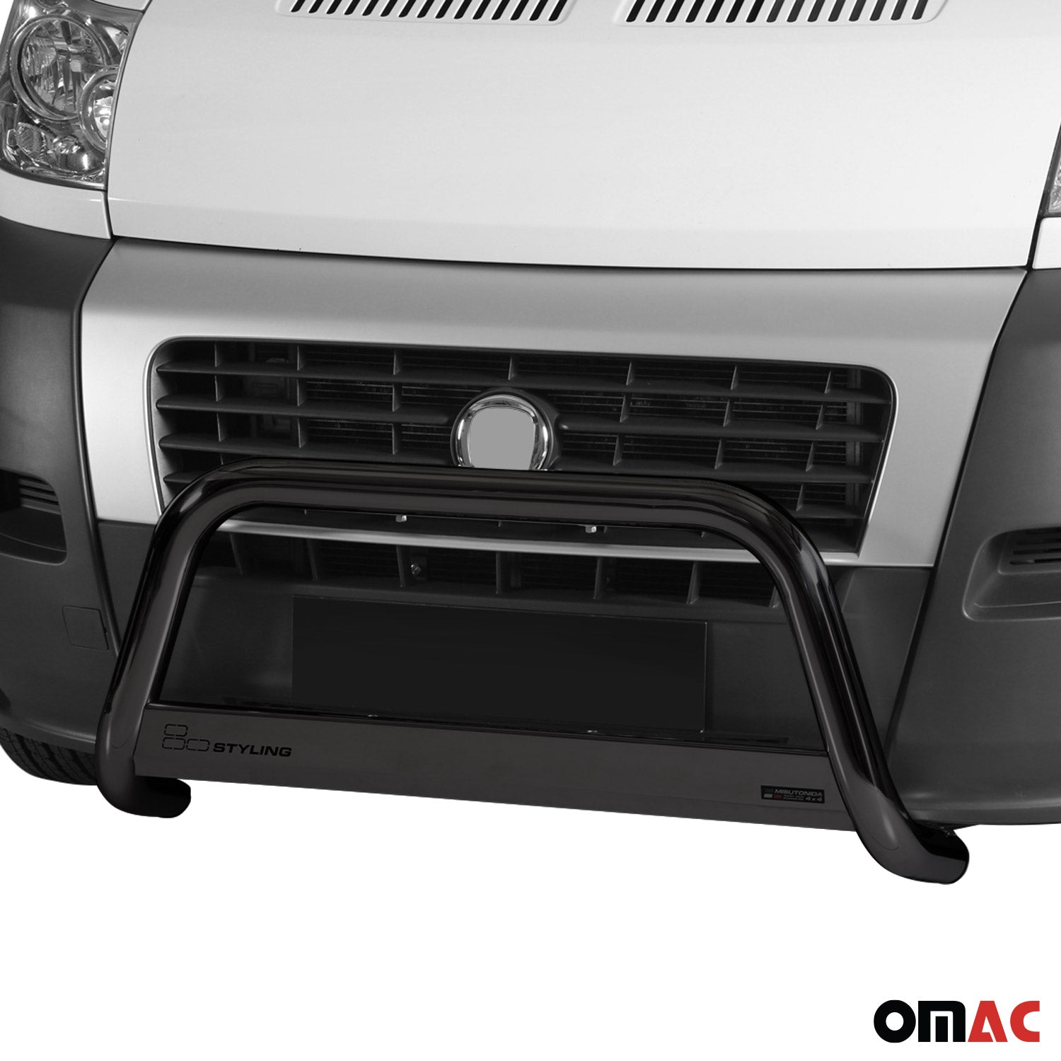 Frontbügel Frontschutzbügel für Fiat Ducato 2006-2013 ø63mm Stahl Schwarz Schutz