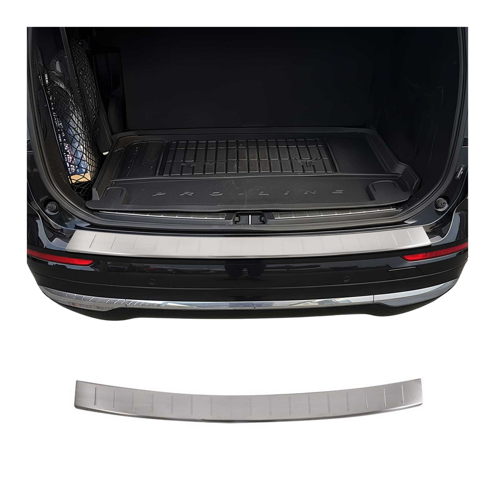 Ladekantenschutz Stoßstange für Volvo XC60 II 2018-26 Edelstahl Chrom gebürstet