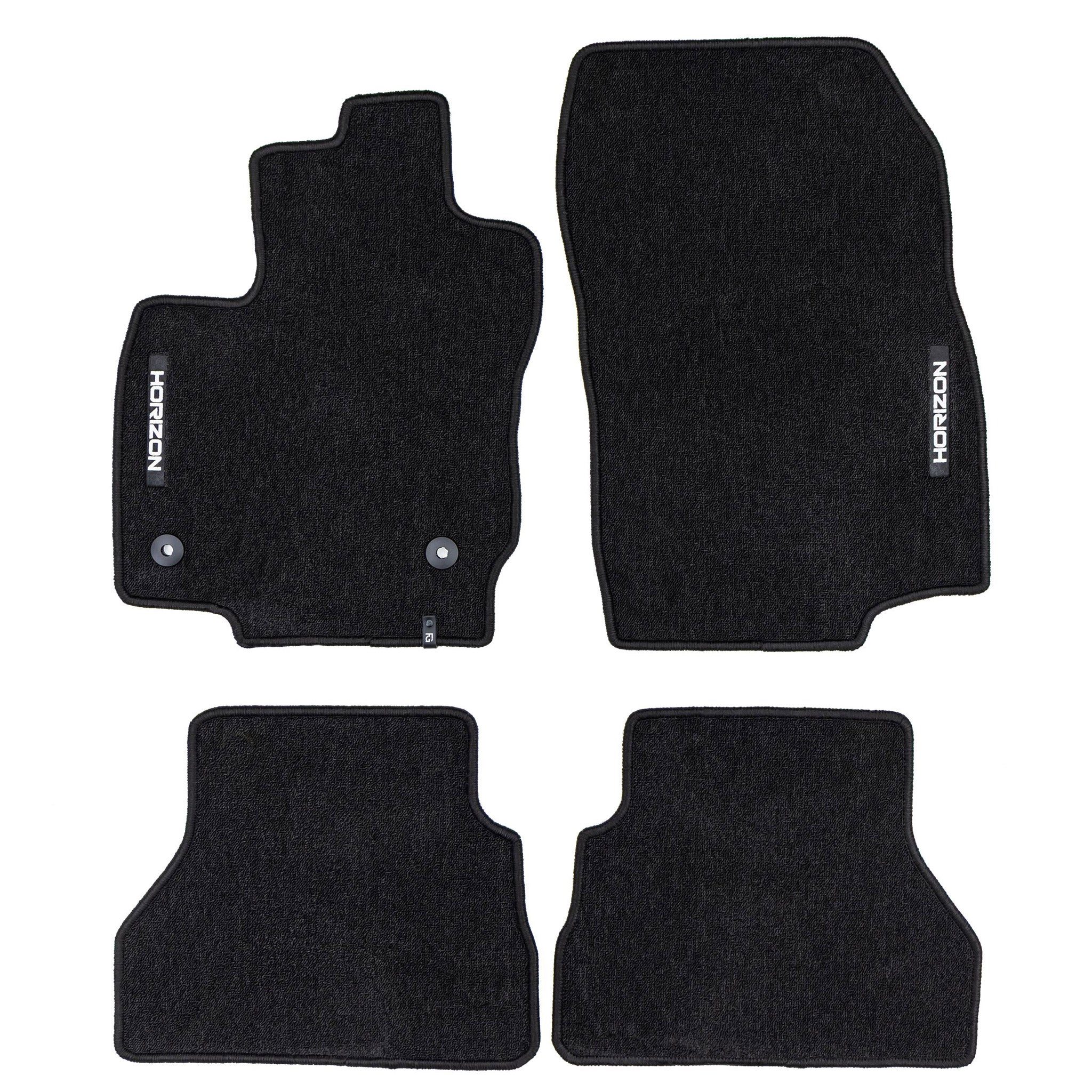 Velours Fußmatten für Ford B-Max 2012-2017 Autoteppich Automatten Schwarz 4 tlg