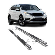 Edelstahl Trittbretter Schwellerrohre für Honda CR-V 2012-2016 Edelstahl Silber