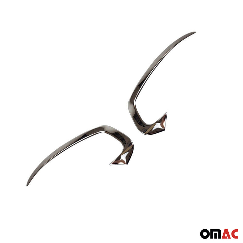 Scheinwerfer Leisten Scheinwerferblende für Ford Tourneo Courier 2014-2024 Chrom