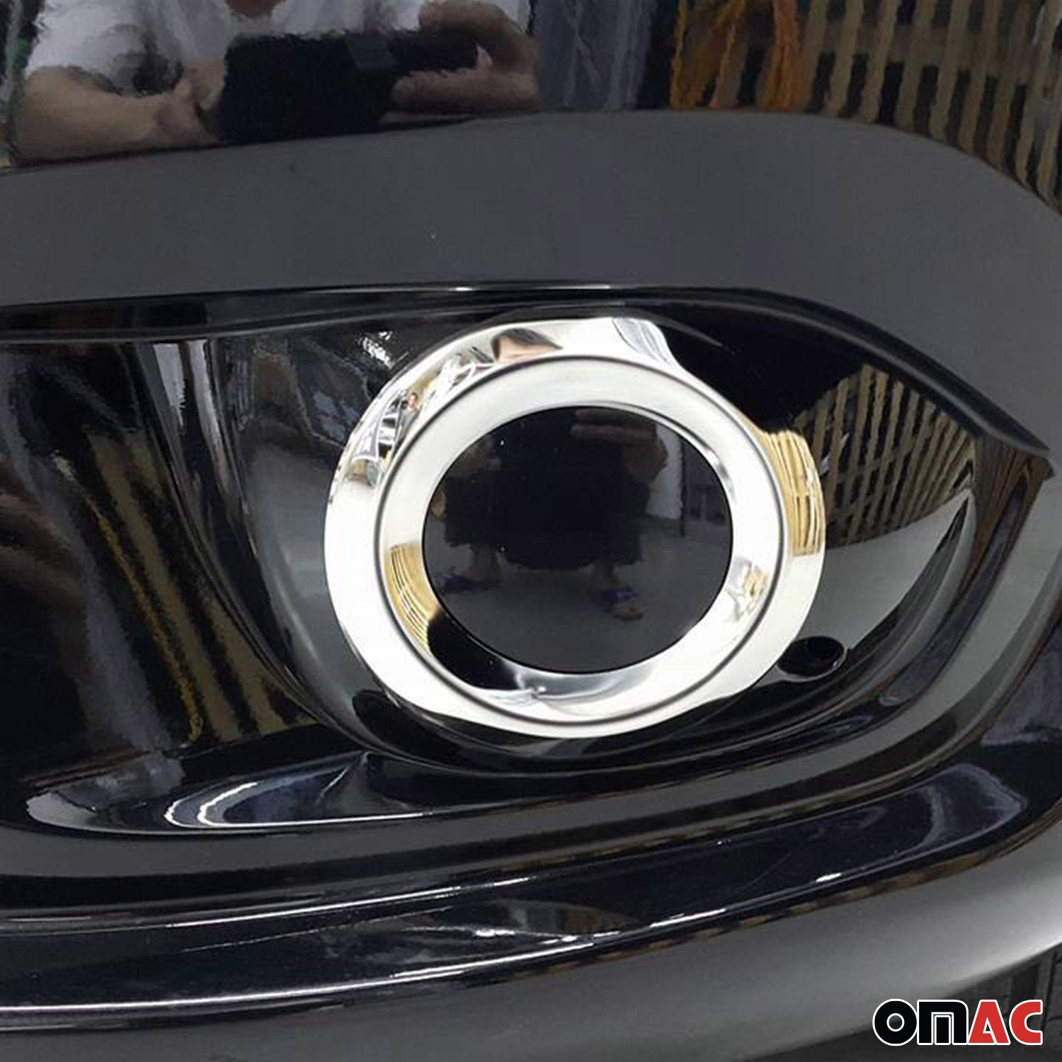 Nebelscheinwerfer Rahmen Umrandung für Mercedes V Klasse W447 2014-2019 Chrom 2x