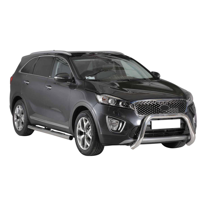 Frontbügel Frontschutzbügel für Kia Sorento 2014-2017 ø76mm Stahl Silber Schutz