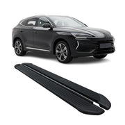 Trittbretter Seitenbretter für BYD Seal U SUV 2024-2026 Schwarz Aluminium 2tlg
