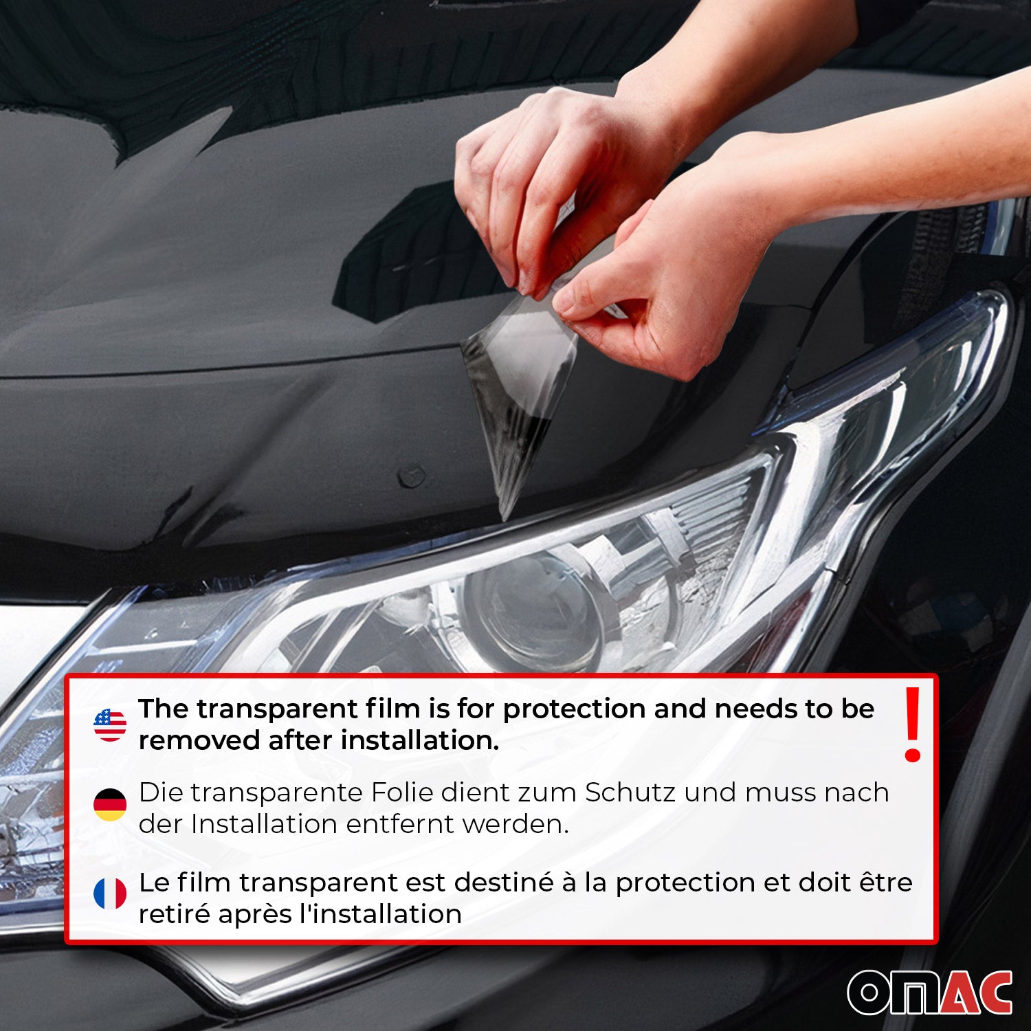 Motorhaube Deflektor Insekten Steinschlagschutz für Kia Ceed 2012-2018 Dunkel