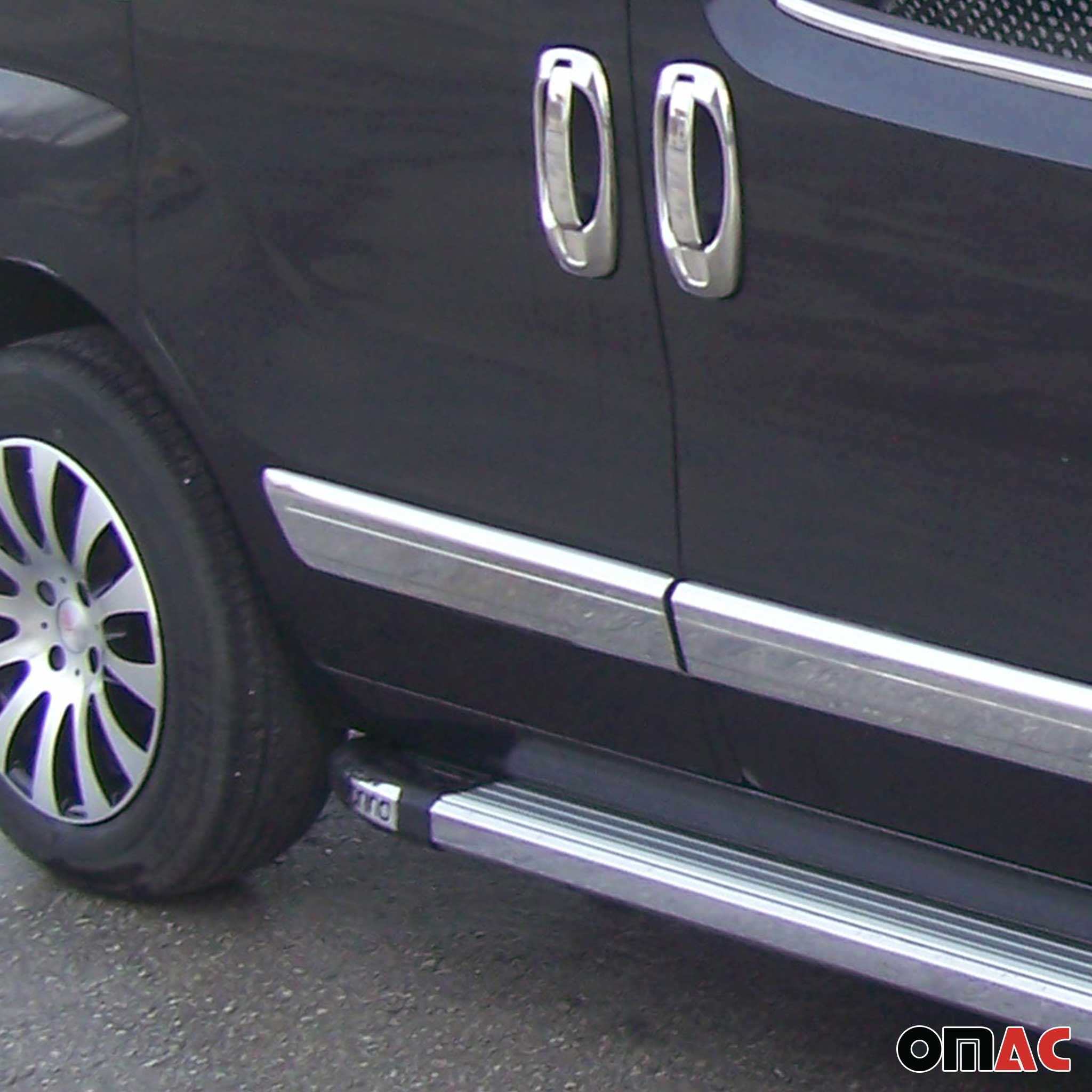Seitentürleiste Türleisten Türschutzleiste für Peugeot Bipper 2008-2024 Chrom 4x