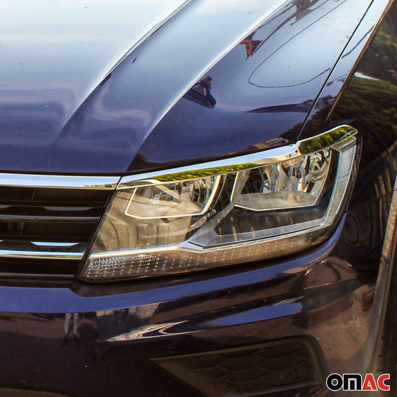 Scheinwerfer Leisten Motorhaubenleiste für VW Tiguan / Allspace 2016-2020 Chrom