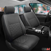 Sitzbezüge Schonbezüge für Mercedes Vito W447 2014-2026 Kunstleder Schwarz 1tlg
