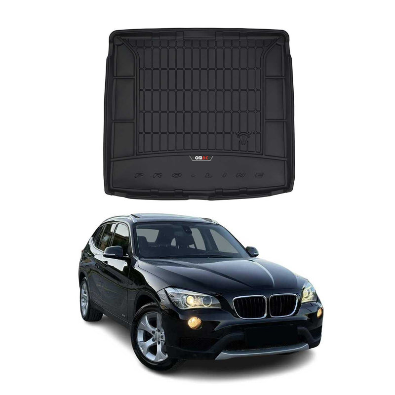OMAC Gummi Kofferraumwanne für BMW X1 E84 2009-2015 TPE Laderaumwanne Schwarz