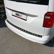 Ladekantenschutz für VW Caddy III 2015-2020 Facelift Edelstahl carbon foliert