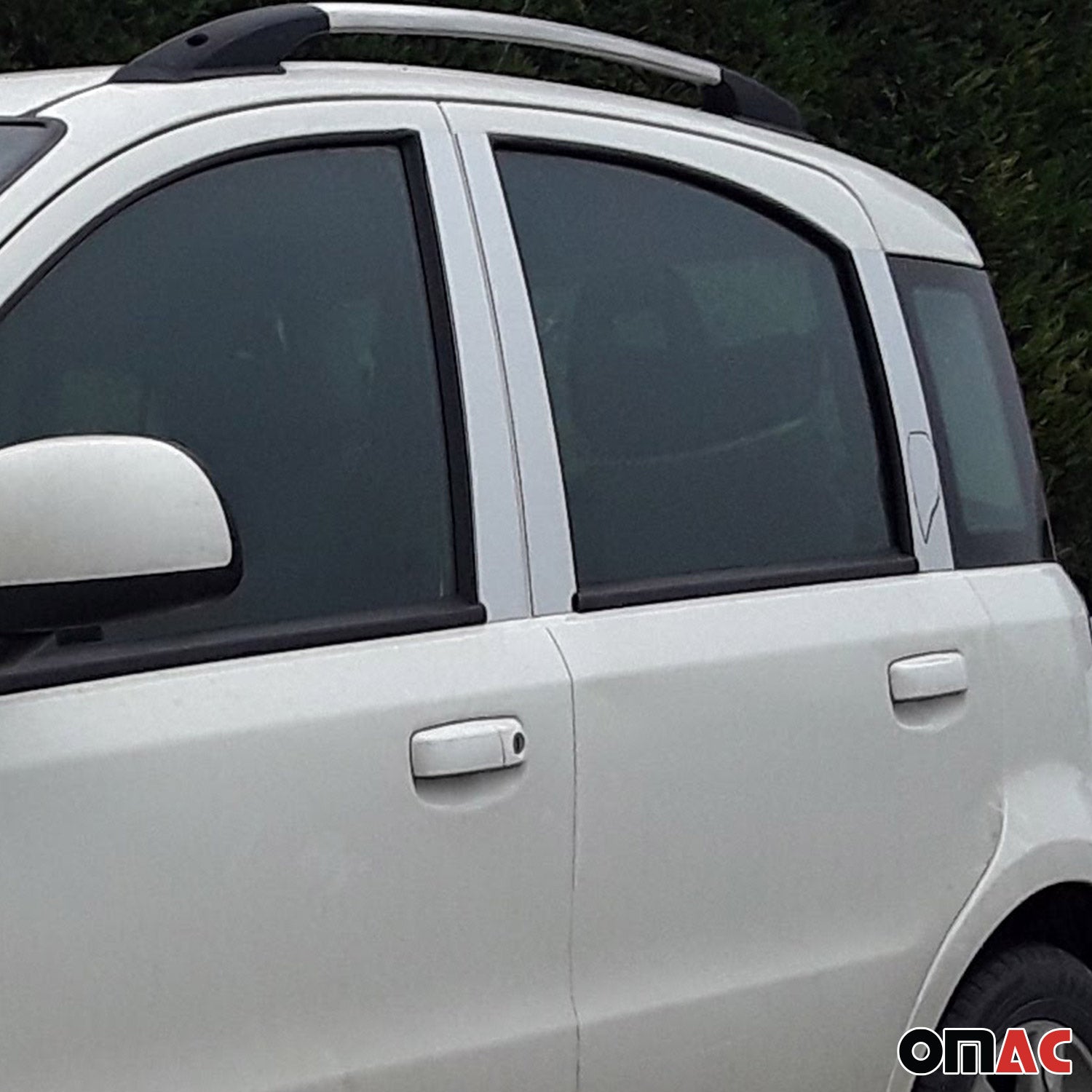 B-Säule Türsäulen Verkleidung für Fiat Panda 2003-2012 Edelstahl Chrom 6tlg