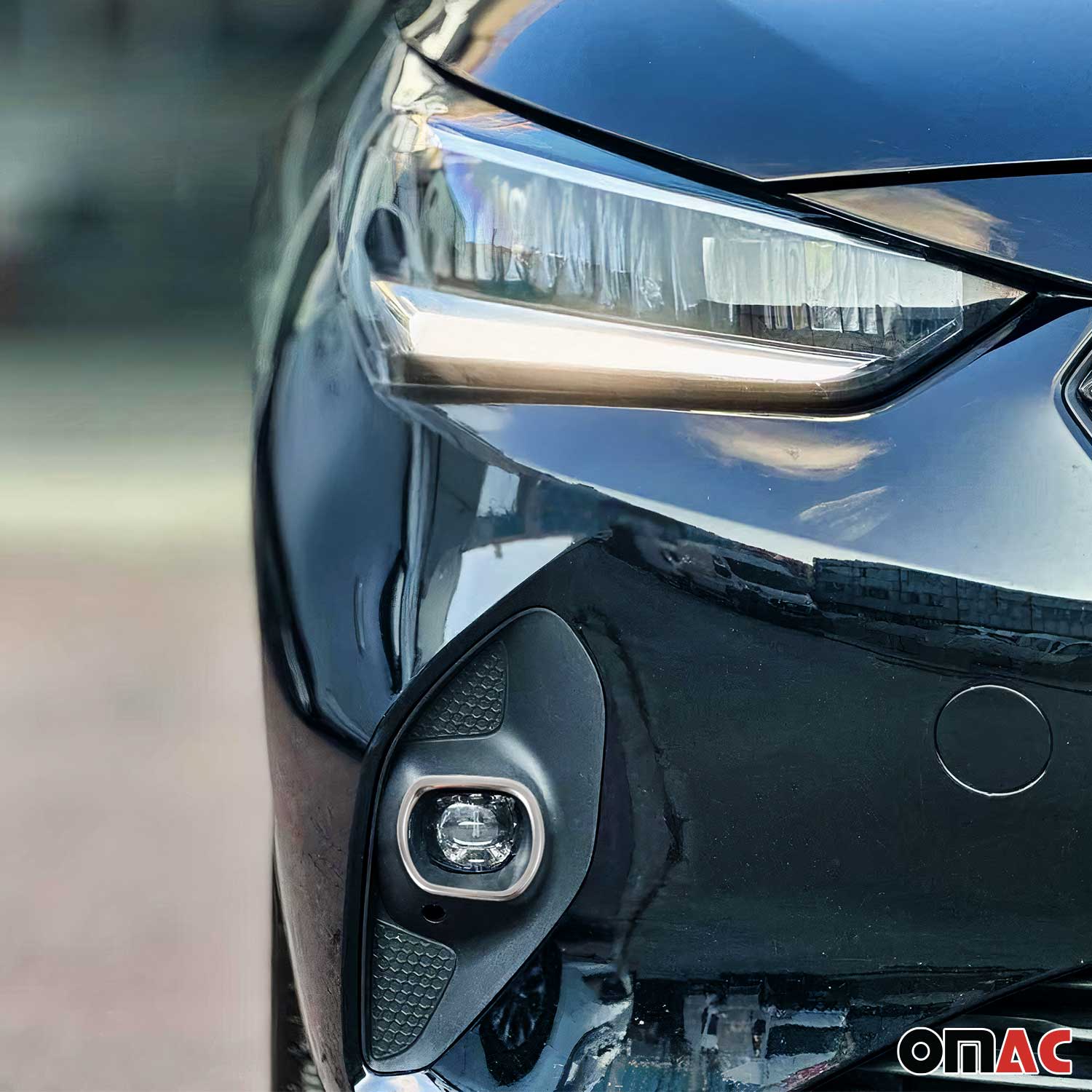 Nebelscheinwerfer Rahmen Chrom für Opel Corsa F 2019-2023 Pre-FL Edelstahl 2x