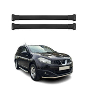 Dachträger Grundtäger für Nissan Qashqai J10 2006-2014 75kg Alu Schwarz 2 tlg