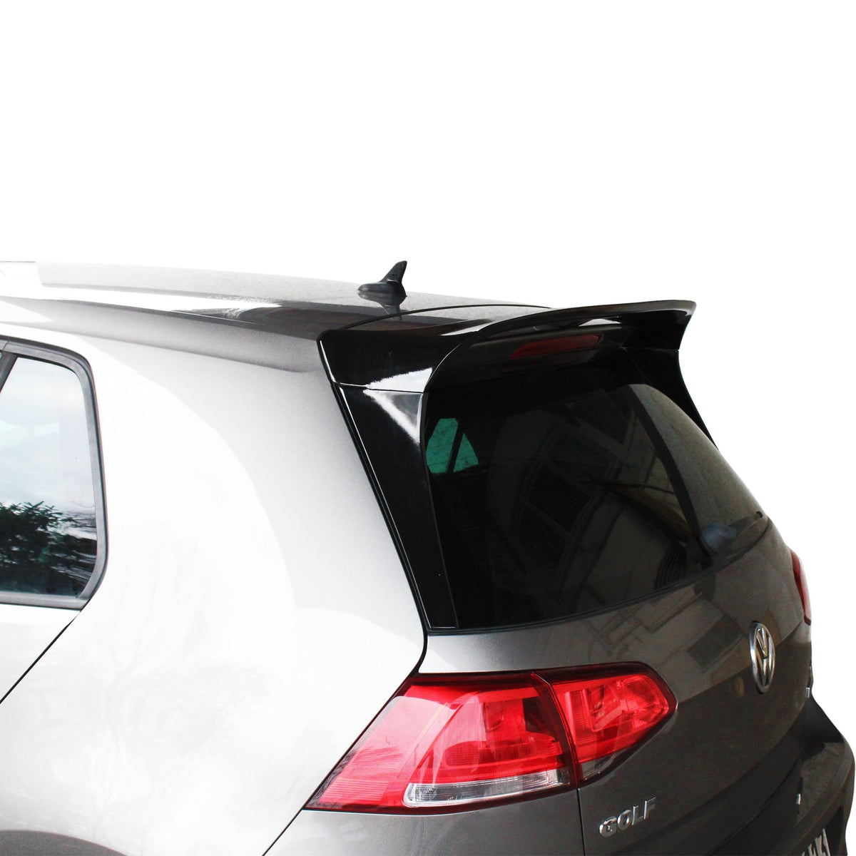 JOM Dachkantenspoiler für VW Golf 7 2012-2019 schwarz glänzend Sport-Design 3tlg