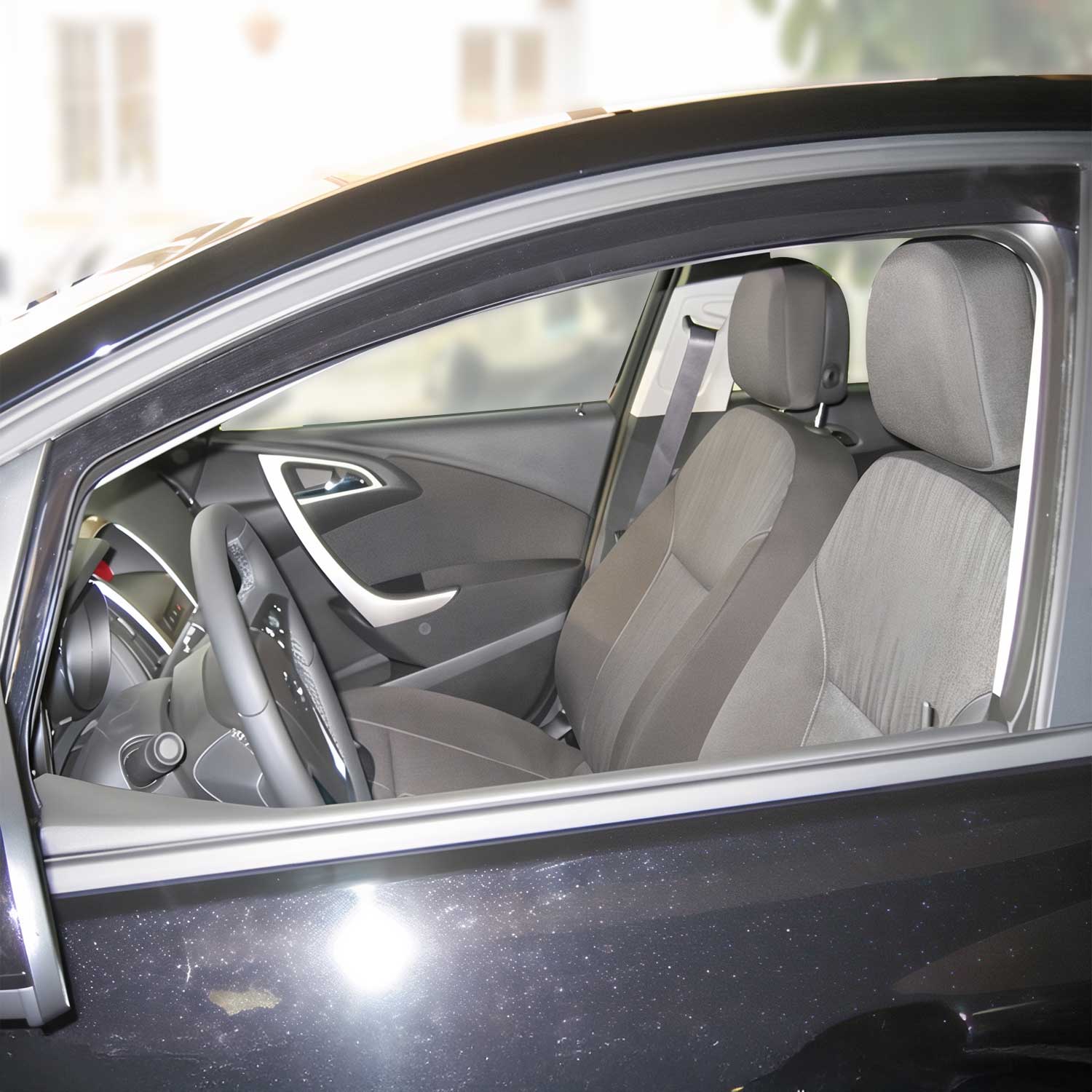 Windabweiser Regenabweiser für Opel Astra J Caravan 2009-2015 Dunkel Acryl 2tlg