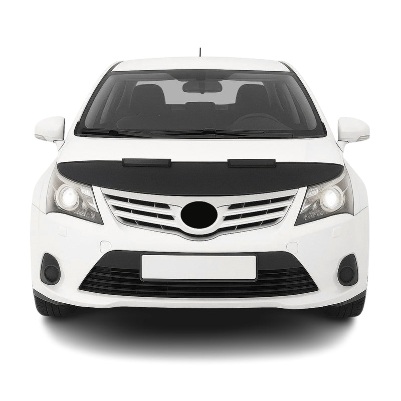 Haubenbra Steinschlagschutz Bonnet Bra für Toyota Avensis 2009-2015 Schwarz Halb