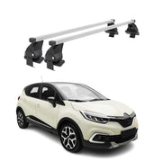 Menabo Dachträger für Renault Captur mk1 2013-2017 Pre-FL 50kg Stahl Silber 2x