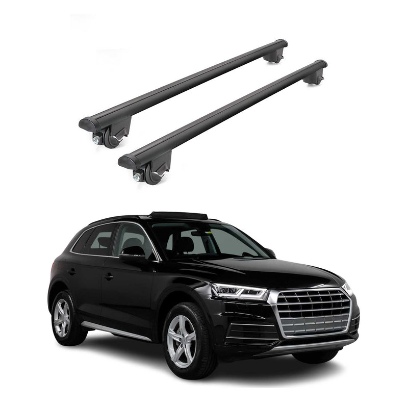 Dachträger für Audi Q5 2017-2020 Gepäckträger Relingträger 100kg Alu Silber