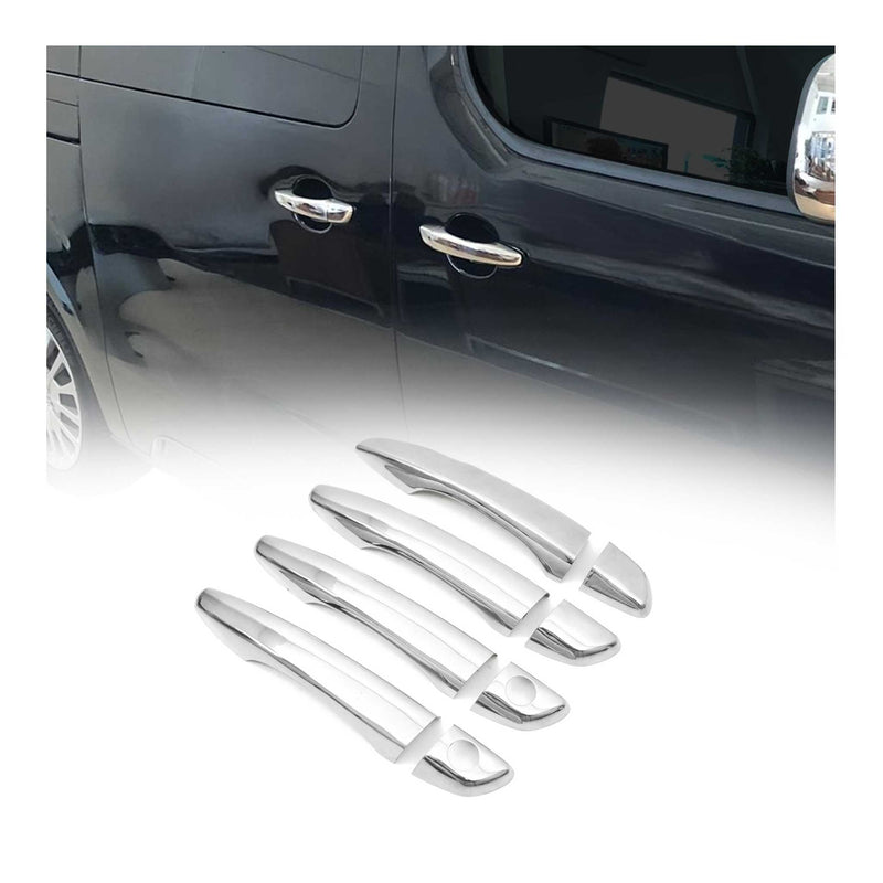 Türgriff Blende Türgriffkappen für Opel Combo 2019-2021 Edelstahl Silber 8tlg