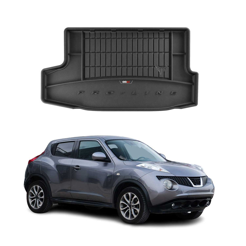 OMAC Gummi Kofferraumwanne für Nissan Juke 2010-2019 TPE Laderaumwanne Schwarz