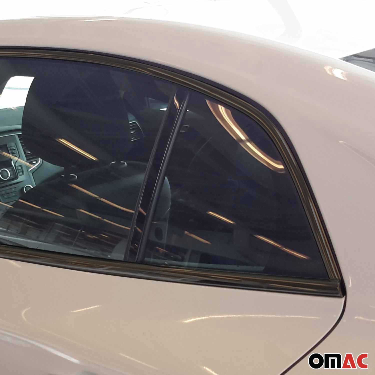 Fensterleisten Zierleisten für Renault Megane 2015-2020 Edelstahl Dunkel 12tlg