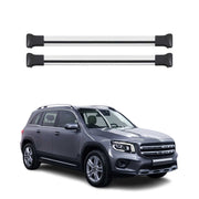 Dachträger Grundtäger für Mercedes GLB X247 2019-2026 75kg Aluminium Silber 2tlg