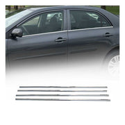 Fensterleisten Zierleisten für Toyota Corolla 2007-13 Stufenheck Edelstahl 4tlg