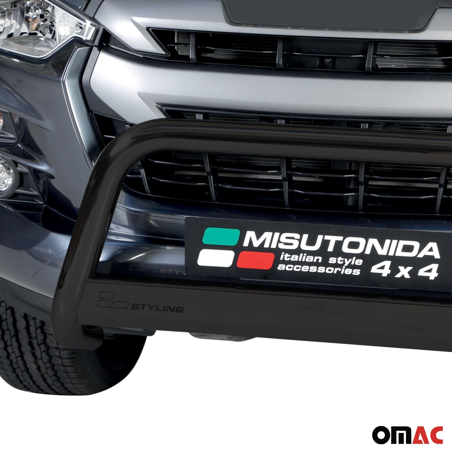 Frontbügel Frontschutzbügel für Isuzu D-Max 2019-2022 Pre-FL ø63mm Stahl Schwarz
