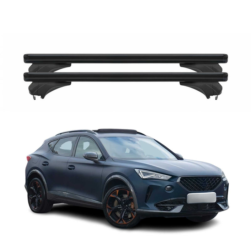 Menabo Dachträger für Cupra Formentor 2020-2024 Pre-FL Aluminium Schwarz 2 tlg