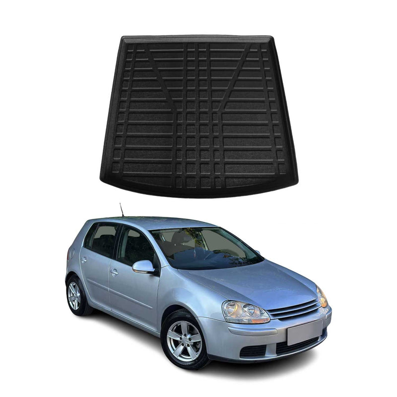 Kofferraumwanne Laderaumwanne für VW Golf Variant 2003-2009 Gummi TPE Schwarz
