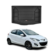 OMAC Gummi Kofferraumwanne für Mazda 2 2015-2026 TPE Laderaumwanne Schwarz