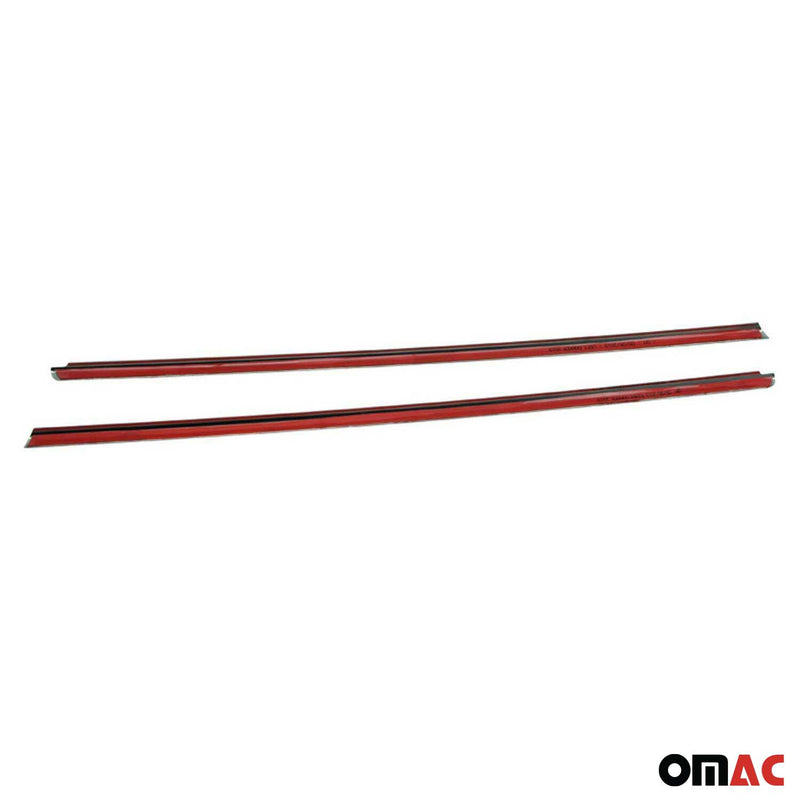 Window strips decorative strips for Dacia Dokker 2012-2021 stainless steel chrome 2 pieces
