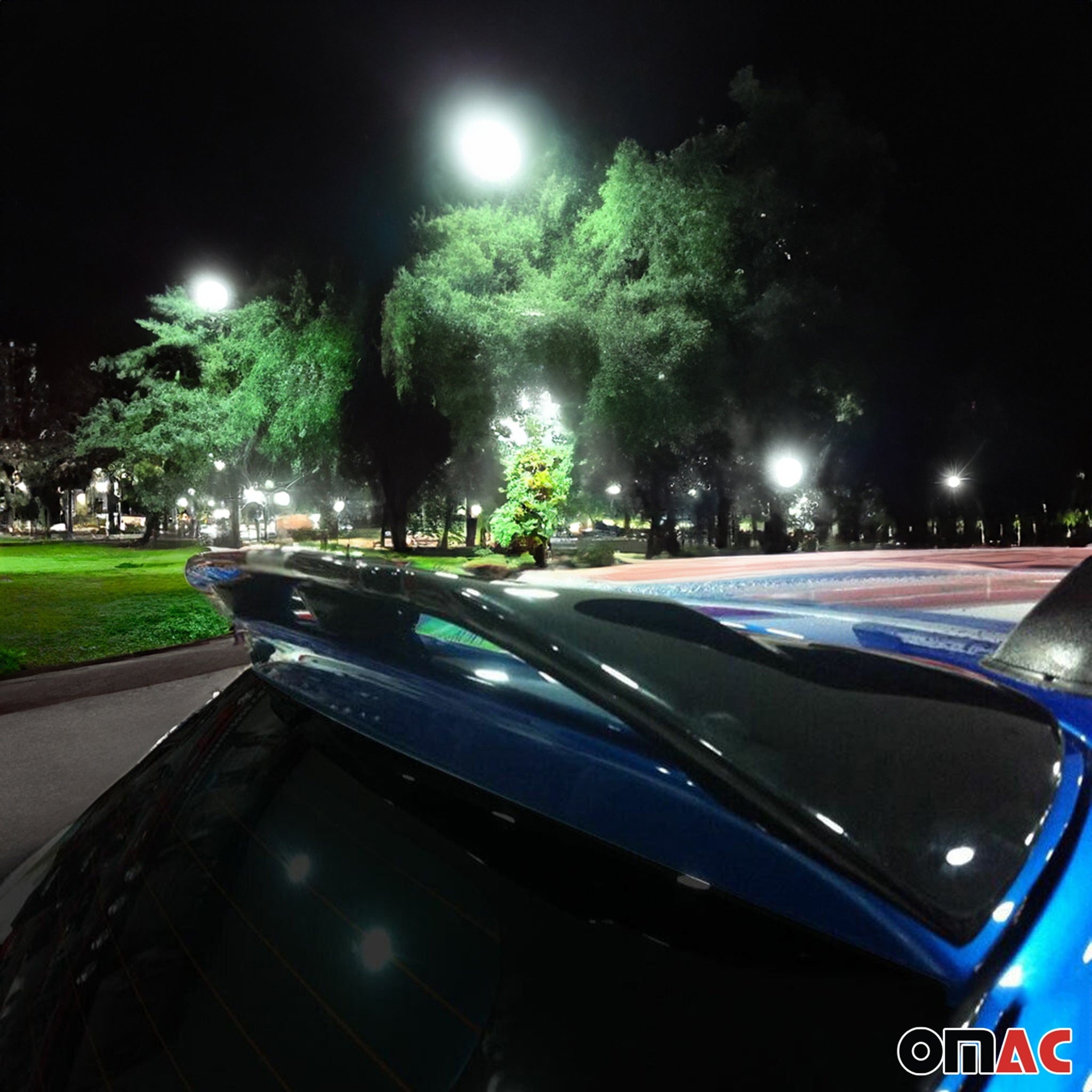 Heckspoiler Dachspoiler Hecklippe für Dacia Sandero 2012-2021 ABS Schwarz 1tlg