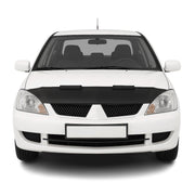 Haubenbra Steinschlagschutz für Mitsubishi Lancer 2004-2007 Schwarz Halb