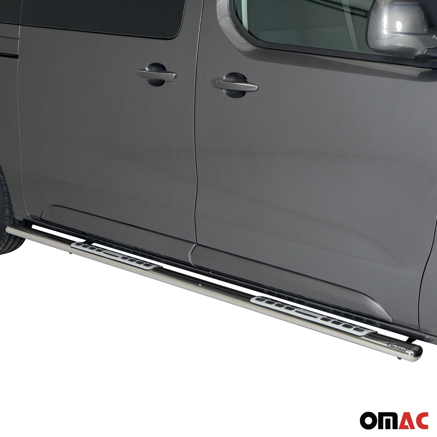 Stahl Seitenschweller Schwellerrohre für Opel Vivaro C 2019-2026 L3 Langer Grau
