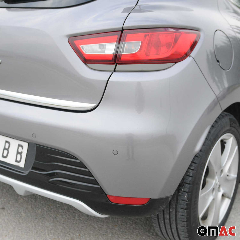Rücklicht Leisten Heckleuchte für Renault Clio 2012-2019 Untere Edelstahl Dunkel