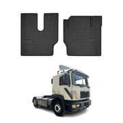 OMAC Gummi Fußmatten für MAN F90 F2000 Ständer 1994-1998 Automatten Schwarz 2x