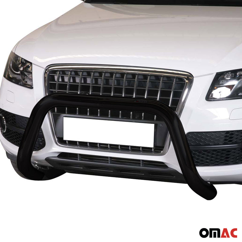 Frontbügel Frontschutzbügel für Audi Q5 2008-2015 ø76mm Stahl Schwarz Schutz