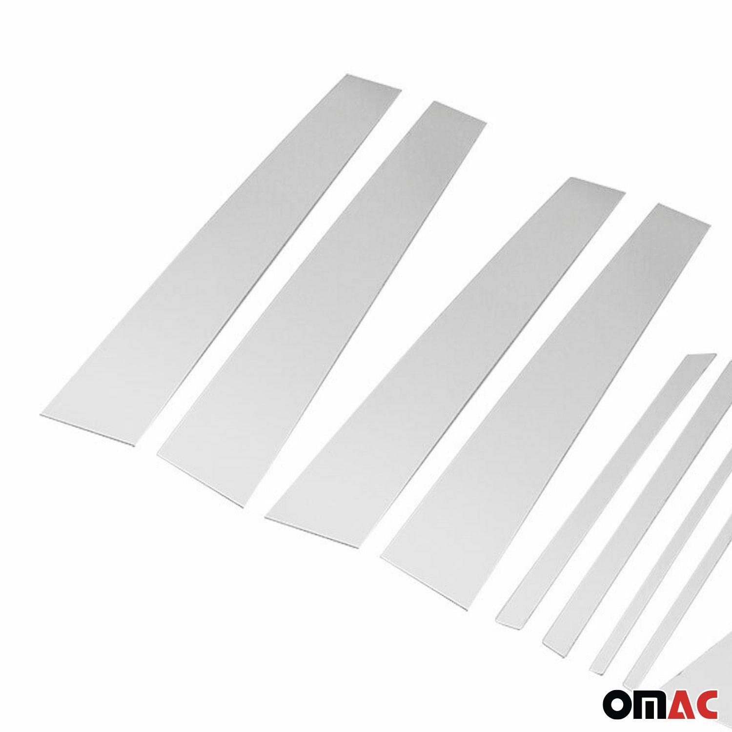 B-Säule C-Säule Türsäulen Verkleidung für Seat Ibiza 2017-2021 Chrom Silber 10x